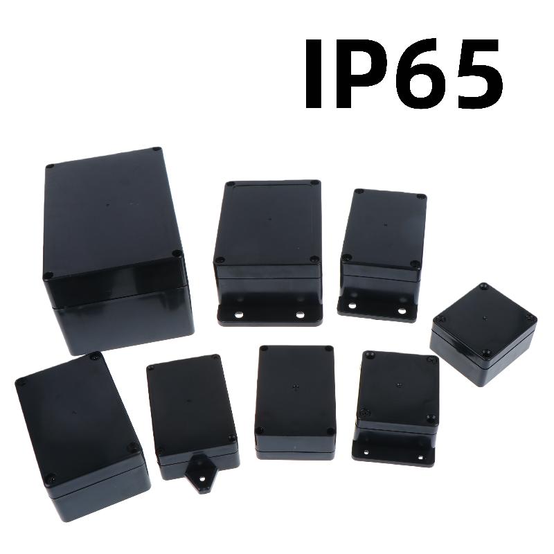 Power Tools Book - 新しい 1/3 個プラスチック電子プロジェクト楽器ケース IP65 防水黒ジャンクションボックス屋外コンテナ電源エンクロージャツール