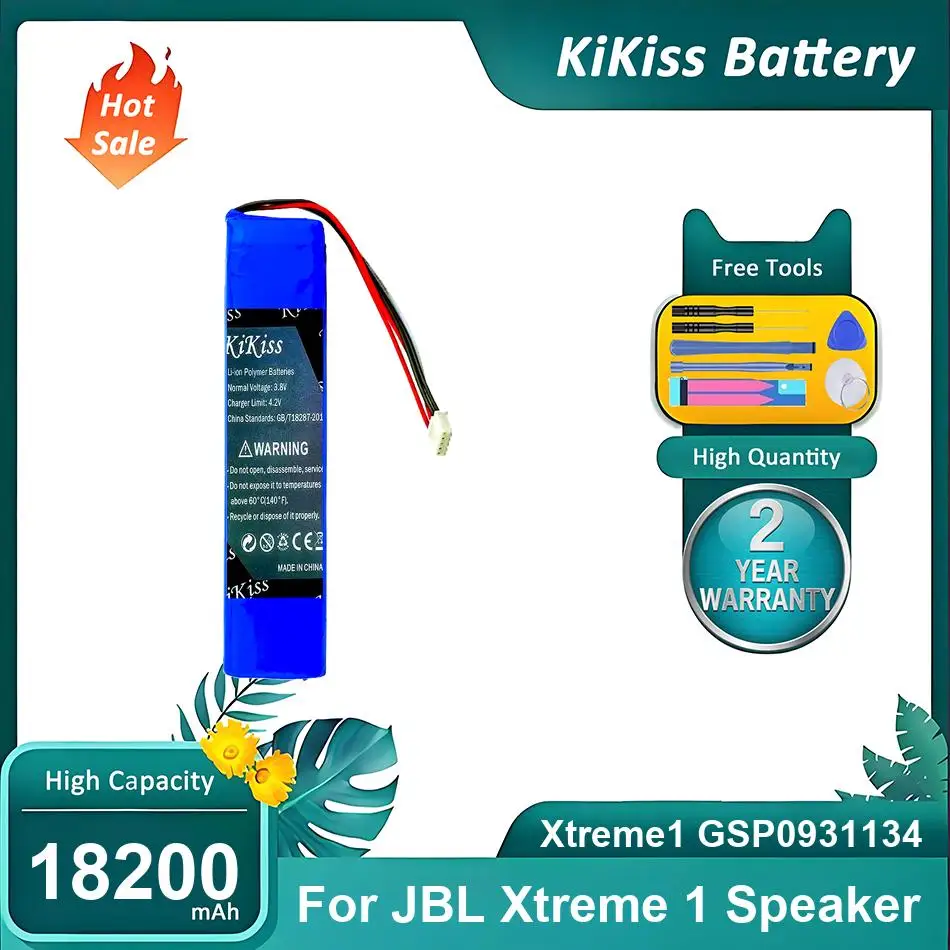 Xtreme Power Tools - 強力なスピーカーバッテリー JBL Xtreme 1 スピーカー用、Xtreme1 GSP0931134、18200mAh