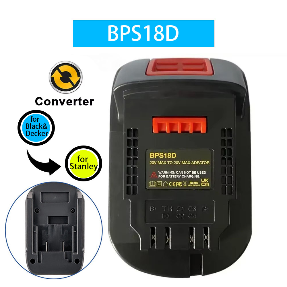 Power Tools Stanley - BPS18D アダプター Black & Decker Stanley