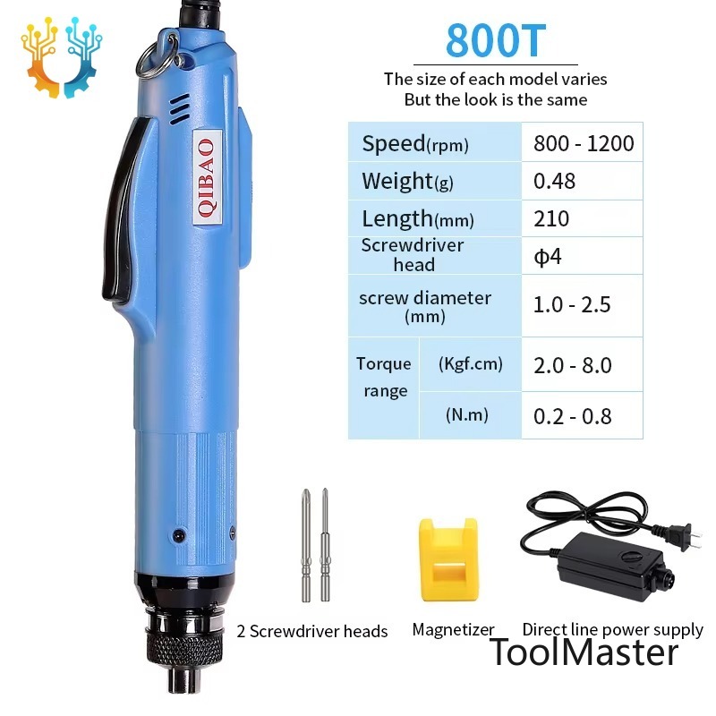 Power Tools Safety - 【2026】800T自動電動ドライバーハンドドリル電動工具電動ドライバー工業用精密