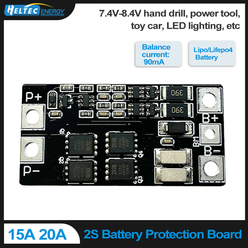 Power Tools Aeg - 2S 15A 20A 7.4V 18650 リチウム電池保護ボード/BMS