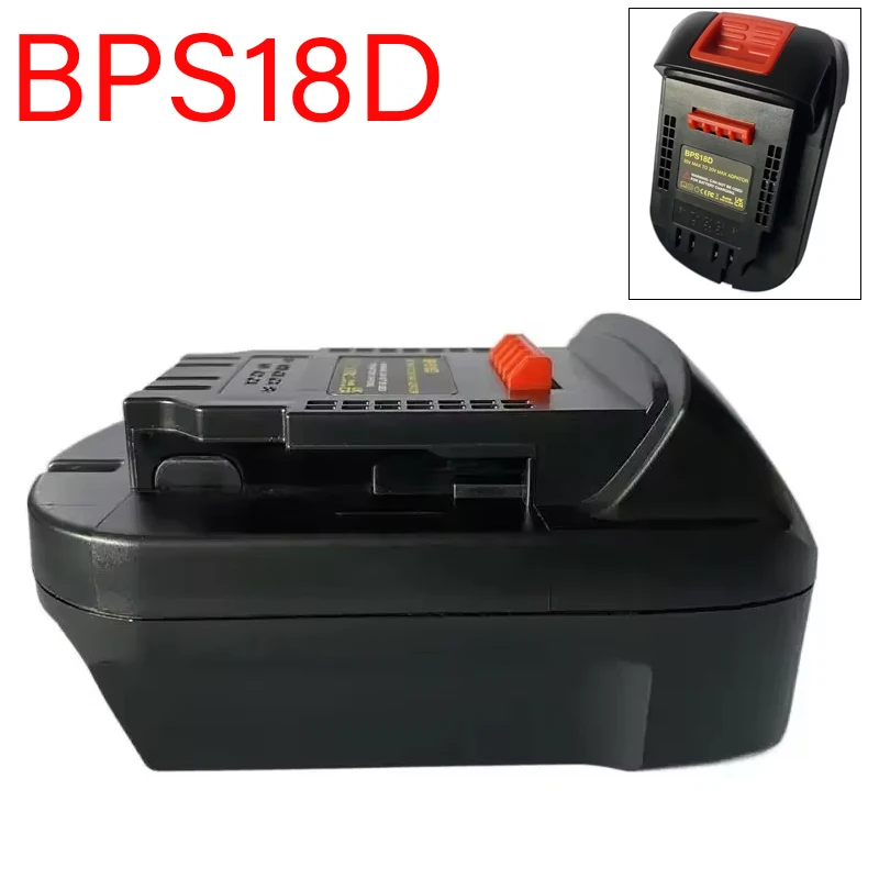 Power Tools Stanley - リチウムイオン電池からデウォルトへの変換用のBPS18Dアダプター,18V, 20V,ニッケル電池,電動工具用