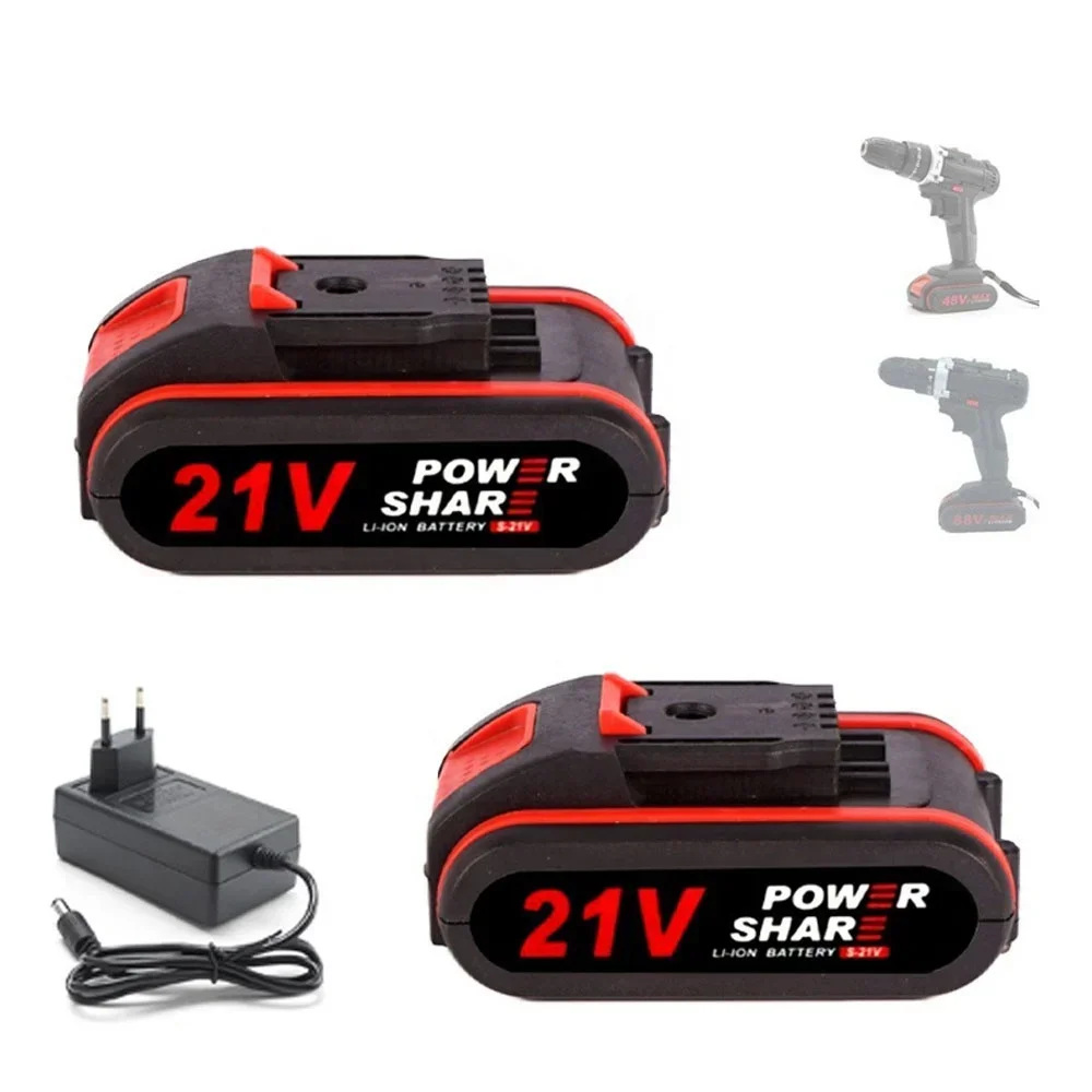Power Tools On Sale - 21V 充電式リチウムイオンバッテリーコードレスインパクトドリルバッテリー交換 48VF 36VF 88VF 電動工具用交換バッテリー