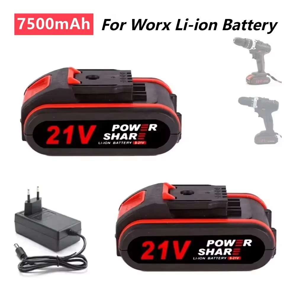 Power Tools Safety - 21V 大容量充電式リチウムイオンバッテリー WORX 18V 20V 電動のこぎり電動ドリルおよびガーデンパワーツール用
