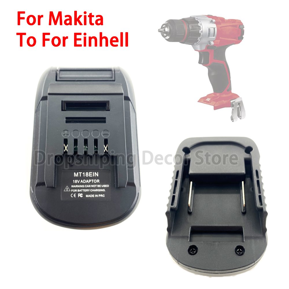 Power Tools Einhell - リチウムイオン電池アダプター,電動工具用,エンボス加工,18v,mt18in,bl1830,bl1850,bl1860,bl1860に変換