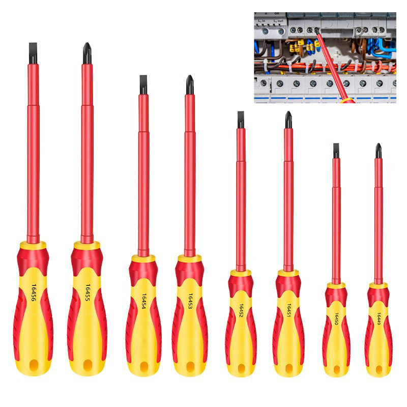 Power Tools Stanley - 絶縁ドライバー マイナス十字ドライバー プラスマイナスドライバー 電気技師のプロフェッショナルメンテナンスツール ハンドツール