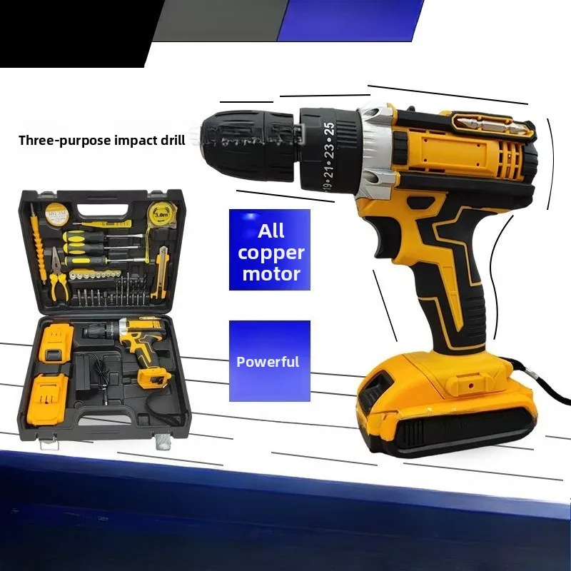 多機能二速リチウム電池充電式ドリル 電動インパクトハンドドリ - Power Tools Aeg のレビューと価格