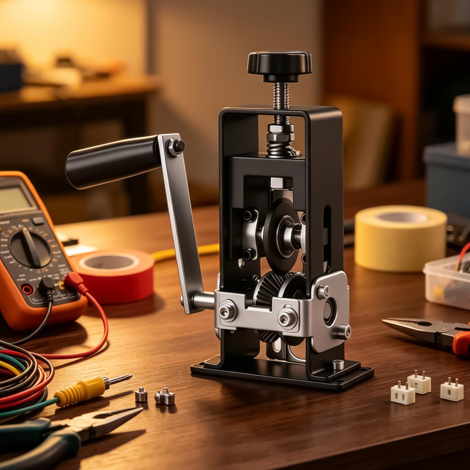 銅線ストリッパーツール、ドリル式手動クランク銅ケーブルツール - Power Tools Manual のレビューと価格
