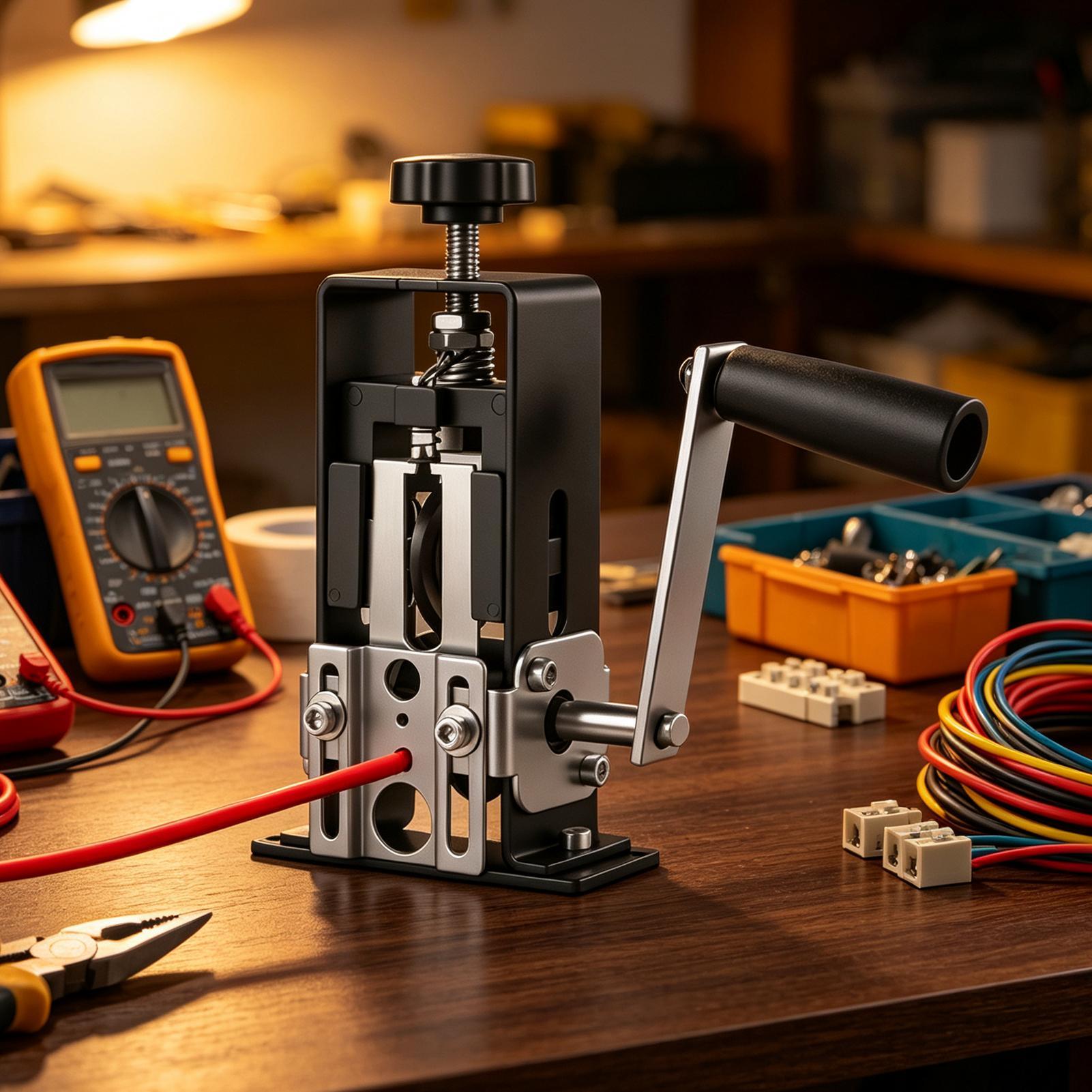銅線ストリッパーツール、ドリル式手動クランク銅ケーブルツール - Power Tools Manual のレビューと価格