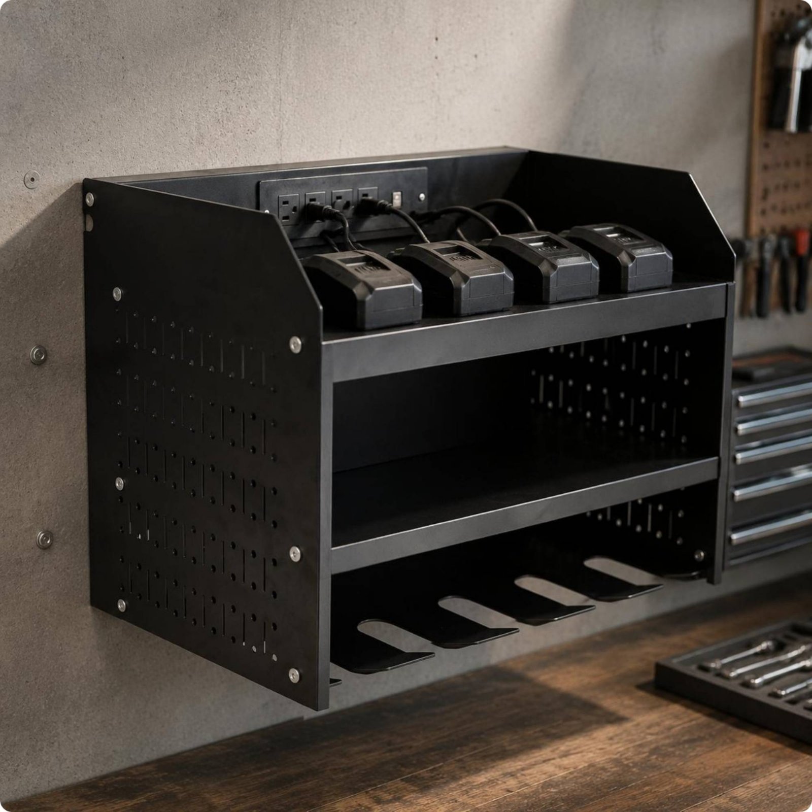 電動ドリルオーガナイザー充電ステーション、バッテリードリルラ - Power Tools Organizer Diy のレビューと価格