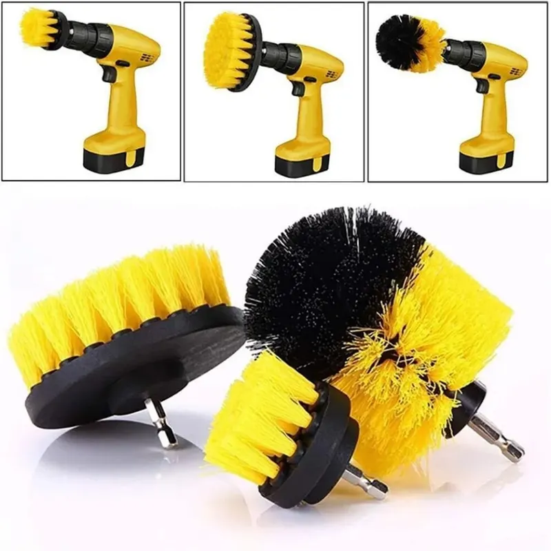3個/セット ドリルブラシセット パワースクラバー 洗浄ブラ - Power Tools On Sale のレビューと価格