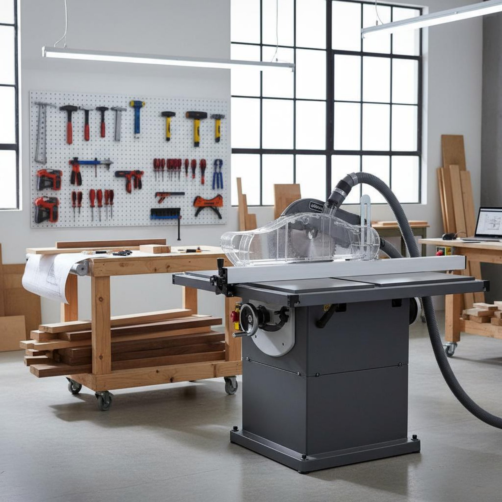 テーブルソー用ダストガード 透明クリアソーブレードカバー ダ - Power Tools Safety のレビューと価格