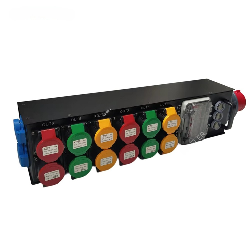 112チャンネルポータブル配電ボックス機器 防水 12ソケッ - Power Tools Distributor のレビューと価格