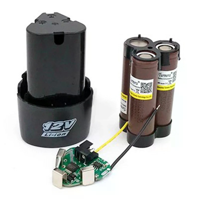 1Pc 12V 18650 リチウム電池ケースネジ不要のリチ - Power Tools Aeg のレビューと価格