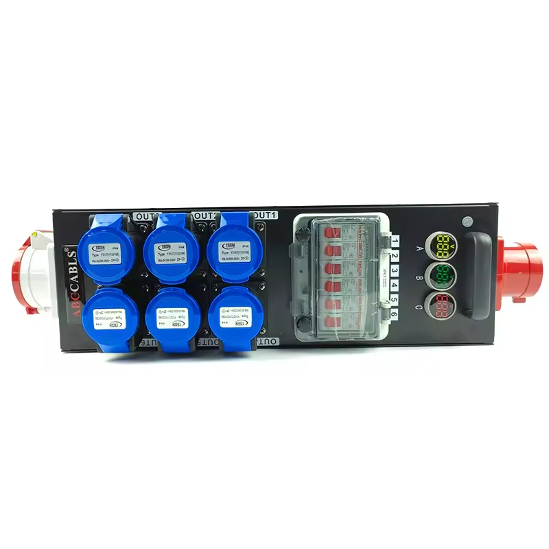 ABCCABLS ポータブル6ウェイステージ電源分配ボックス - Power Tools Distributor のレビューと価格