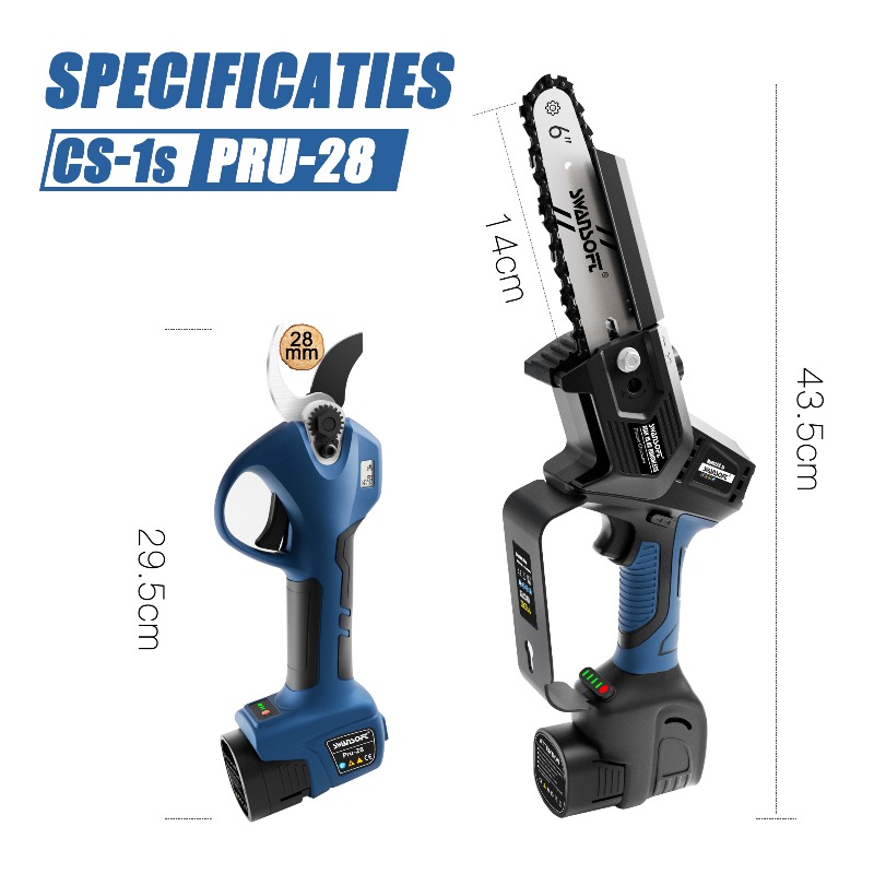 【ベストセラー】コードレスブラシレス電動剪定鋏とチェーンソー - Power Tools Kits のレビューと価格