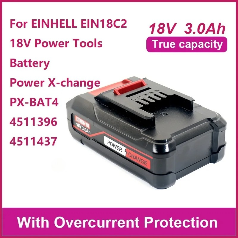 3000mAh 交換用バッテリー EIN18C2 リチウムイ - Power Tools Einhell のレビューと価格