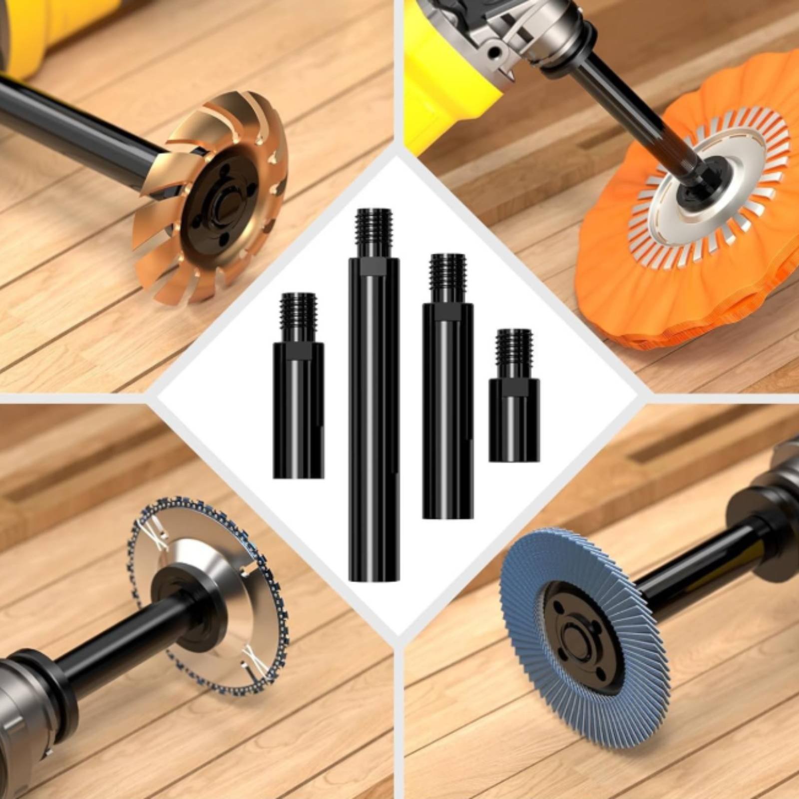 アングルグラインダーフランジナットレンチキット マルチピース - Power Tools Kits のレビューと価格